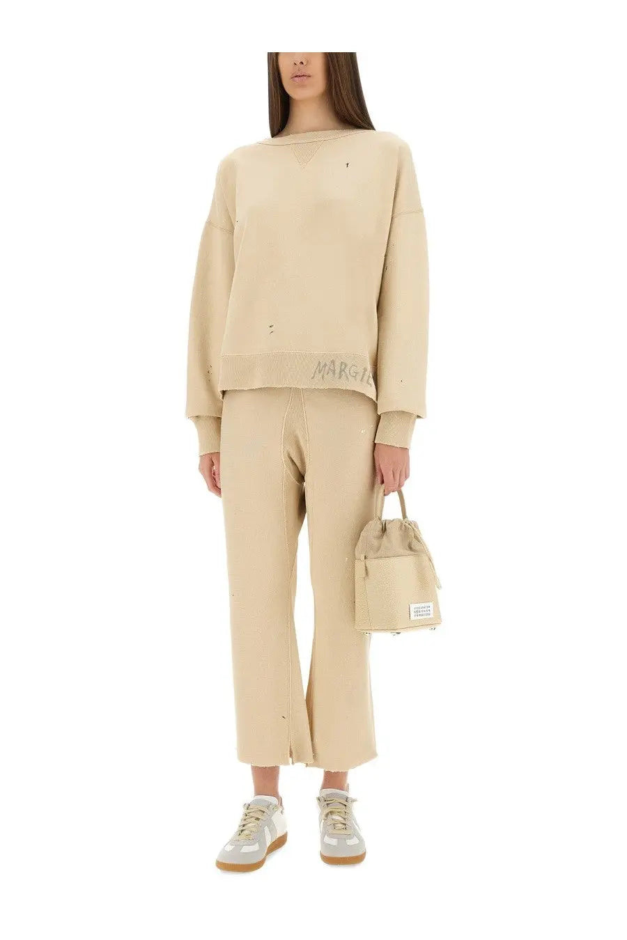 Maison Margiela Unisex Cotton Pants White, view 2