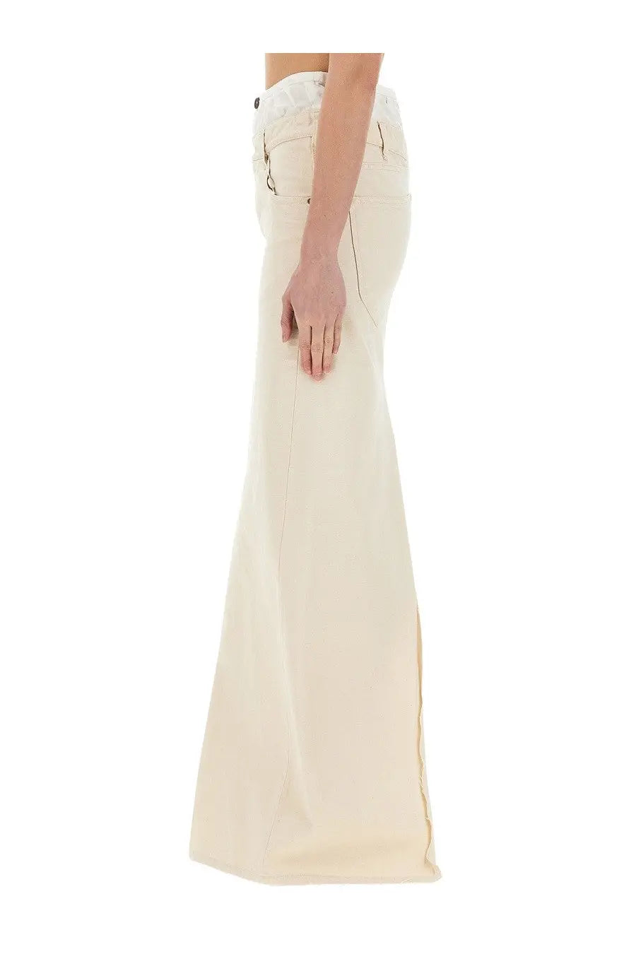 Maison Margiela Women's Anonymity of the Lining Skirt Beige, view 4