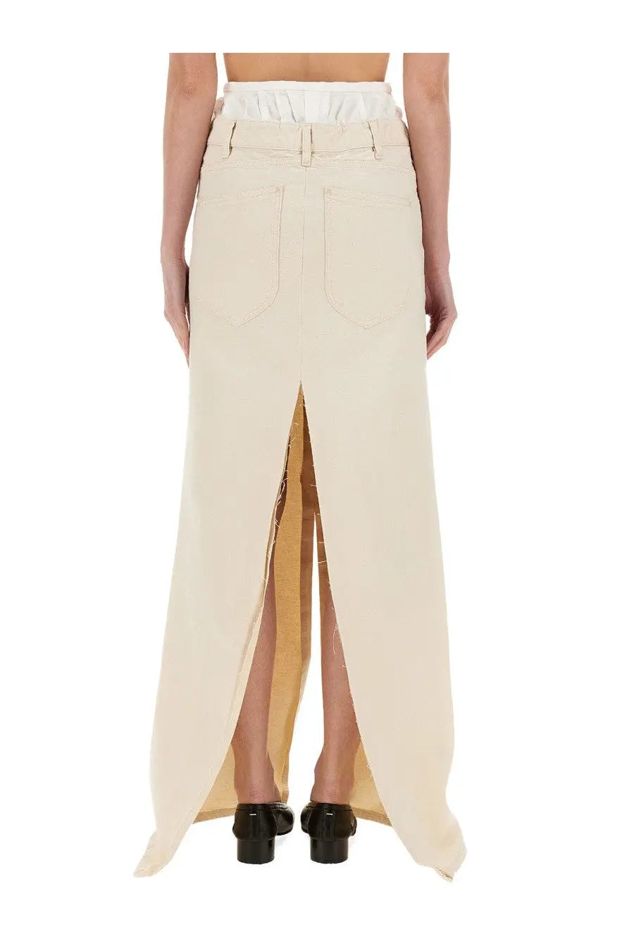 Maison Margiela Women's Anonymity of the Lining Skirt Beige, view 3