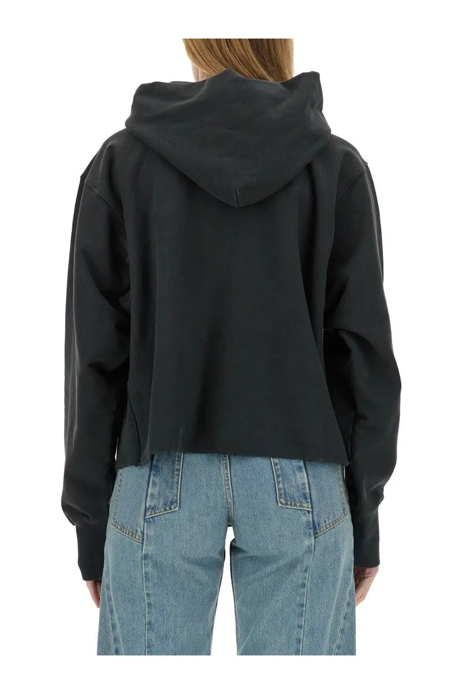 Maison Margiela Women's Cotton Sweatshirt Black, view 3