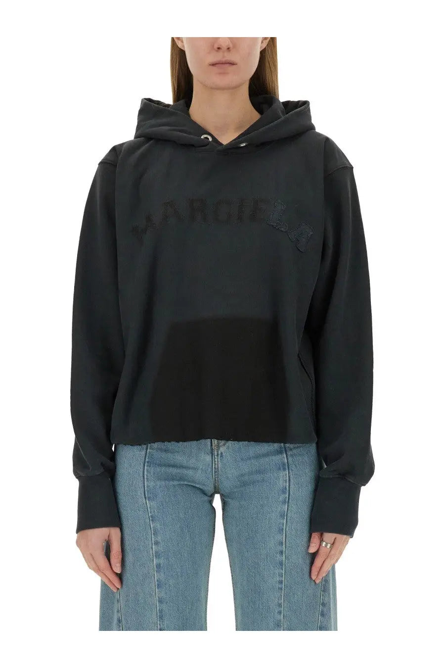 Maison Margiela Women's Cotton Sweatshirt Black