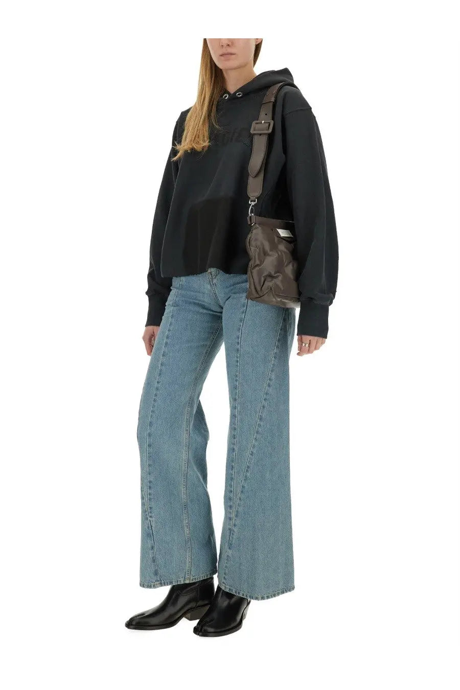Maison Margiela Women's Cotton Sweatshirt Black, view 2