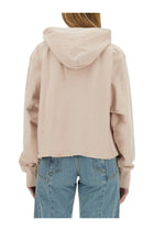 Maison Margiela Women's Cotton Sweatshirt Blue, view 3