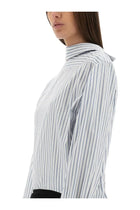 Maison Margiela Women's Inverted Striped Dress Shirt Multicolor, view 4