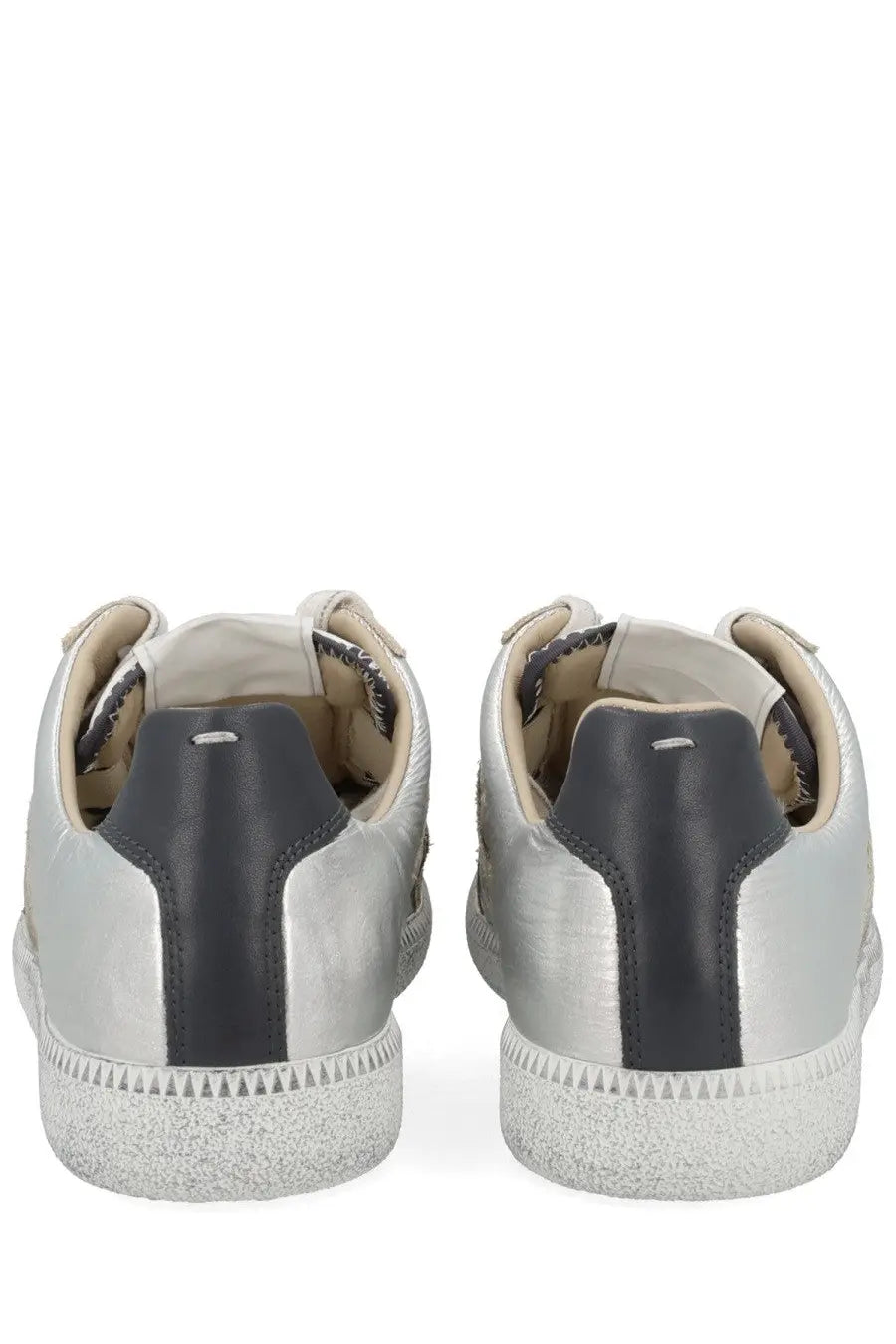 Maison Margiela Women's Iridescent Replica Sneaker Silver, view 4