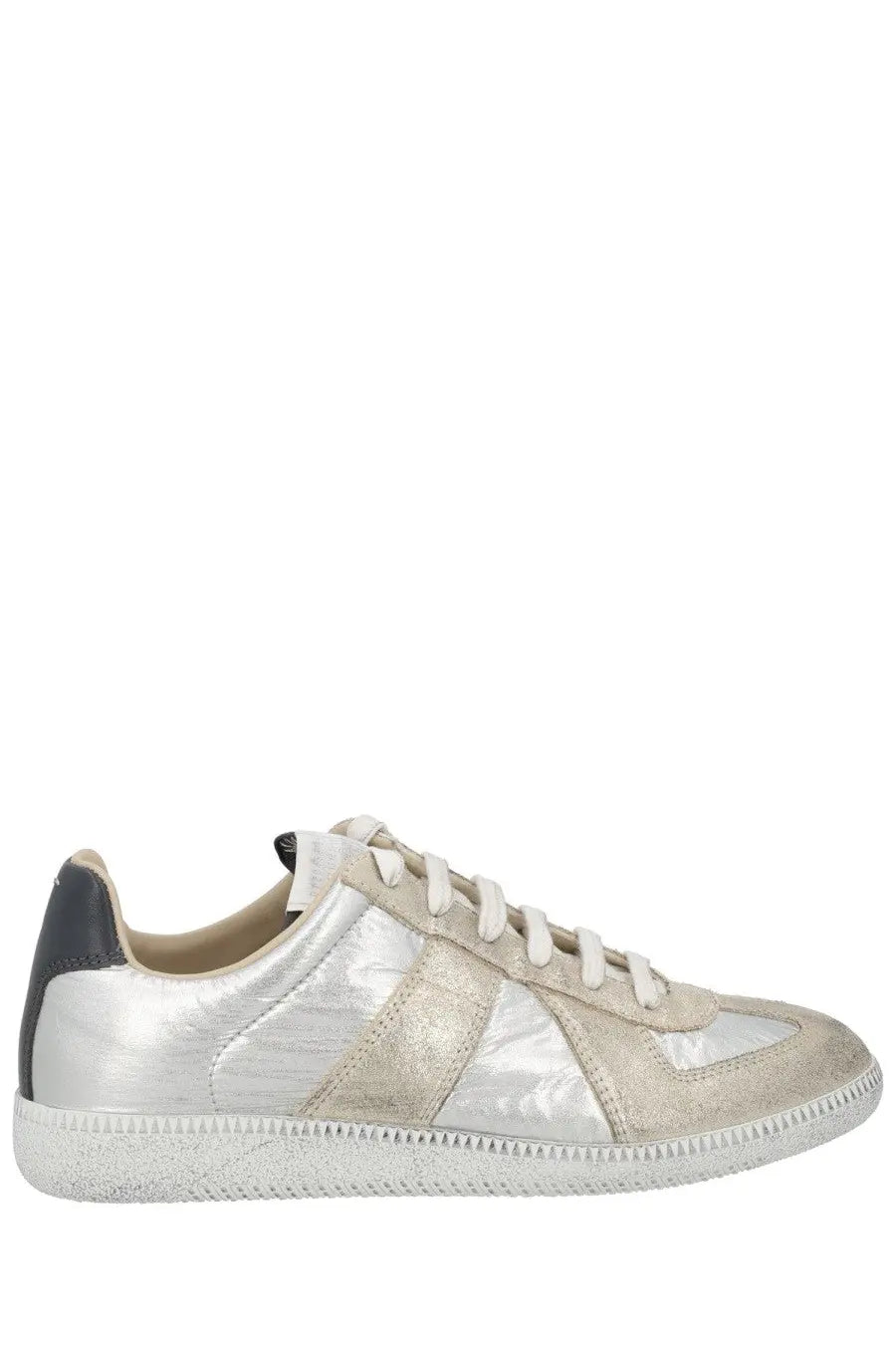 Maison Margiela Women's Iridescent Replica Sneaker Silver