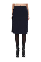 Maison Margiela Women's Midi Skirt Blue