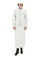 Maison Margiela Women's Midi Skirt White, view 2