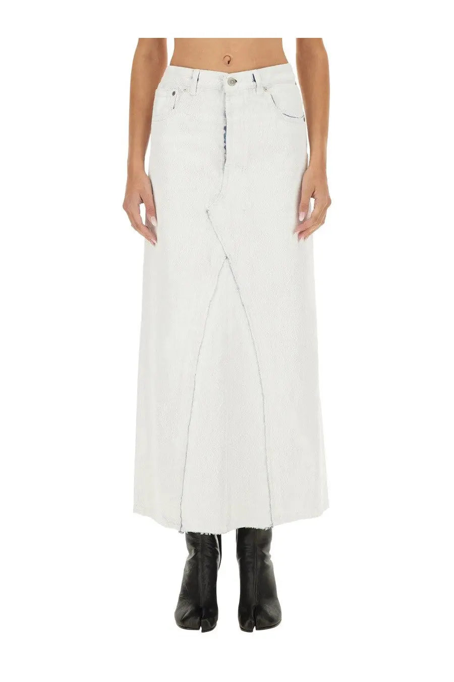 Maison Margiela Women's Midi Skirt White