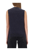 Maison Margiela Women's Neck Vest Blue, view 3