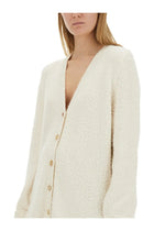 Maison Margiela Women's Oversized Cardigan White, view 4