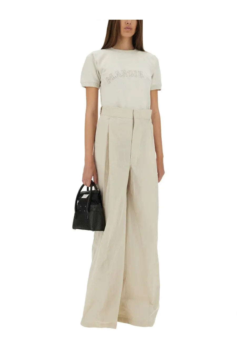Maison Margiela Women's Pants White, view 2