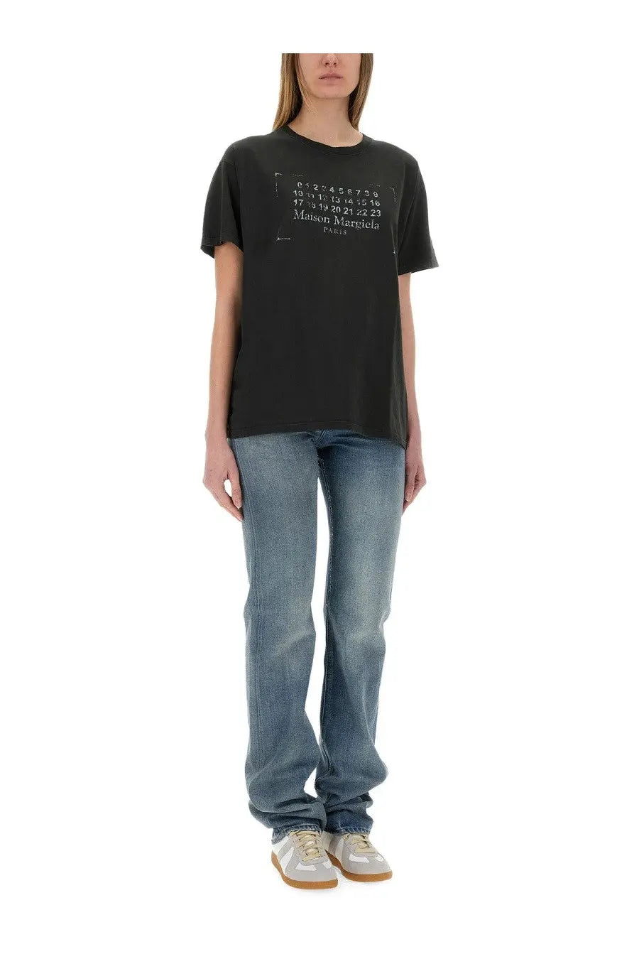 Maison Margiela Women's Straight Jeans Blue, view 2