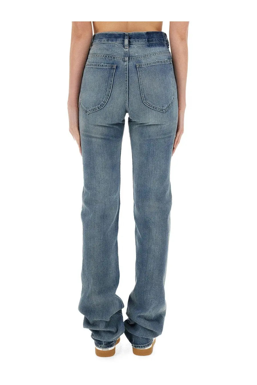 Maison Margiela Women's Straight Jeans Blue, view 3