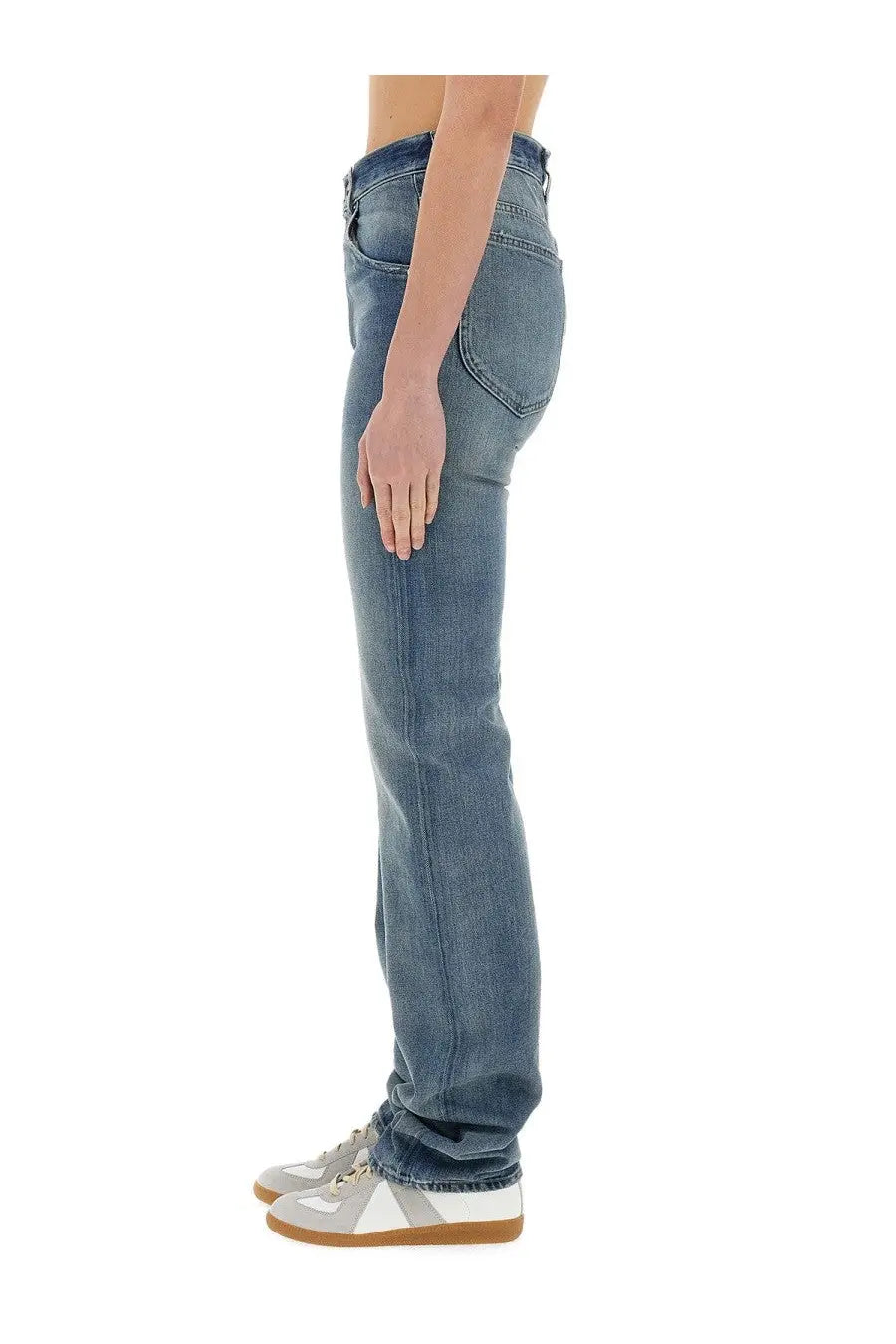 Maison Margiela Women's Straight Jeans Blue, view 4