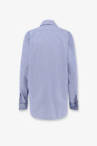 Maison Margiela Women's Striped Cotton Shirt Grey, view 2