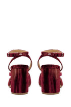 Maison Margiela Women's Tabi Chenille Sandal Red, view 3