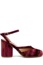 Maison Margiela Women's Tabi Chenille Sandal Red