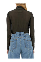 Maison Margiela Women's Turtleneck Bodysuit Black, view 3