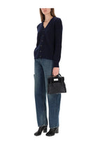 Maison Margiela Women's Wool Cardigan Blue, view 2