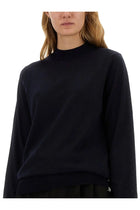 Maison Margiela Women's Wool Jersey Blue, view 4