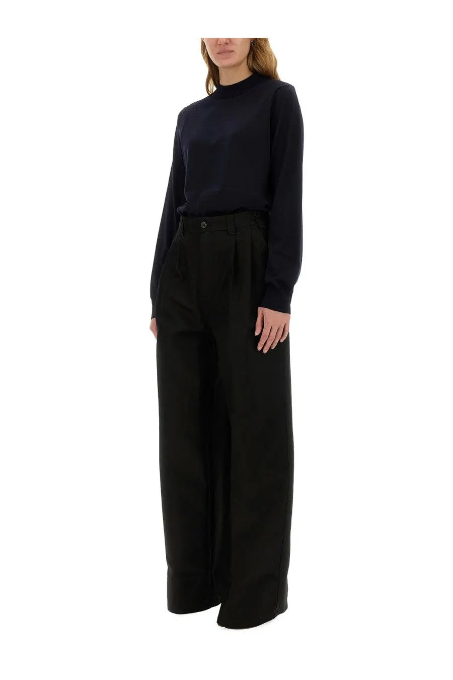 Maison Margiela Women's Wool Jersey Blue, view 2