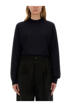 Maison Margiela Women's Wool Jersey Blue