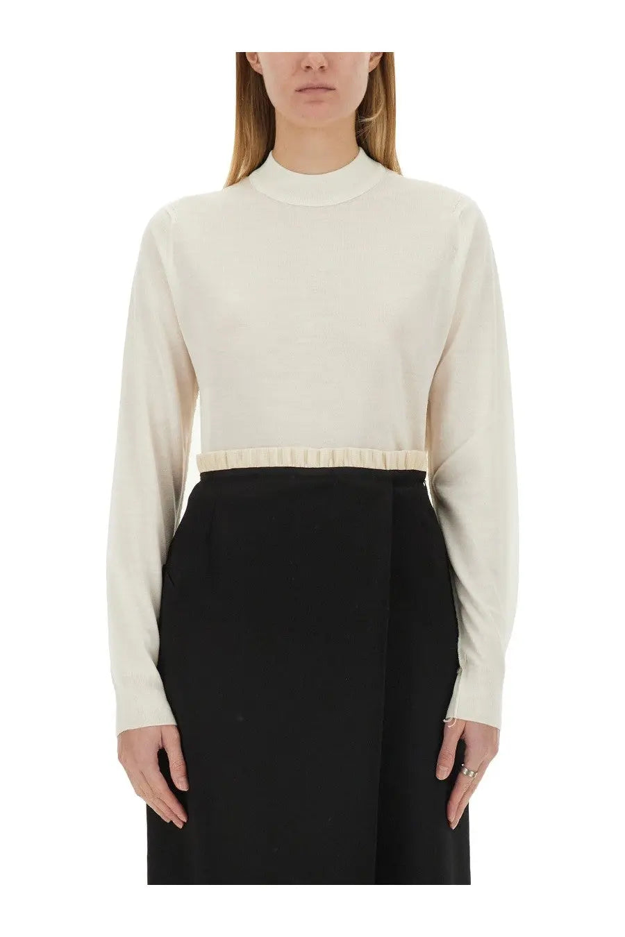 Maison Margiela Women's Wool Jersey White