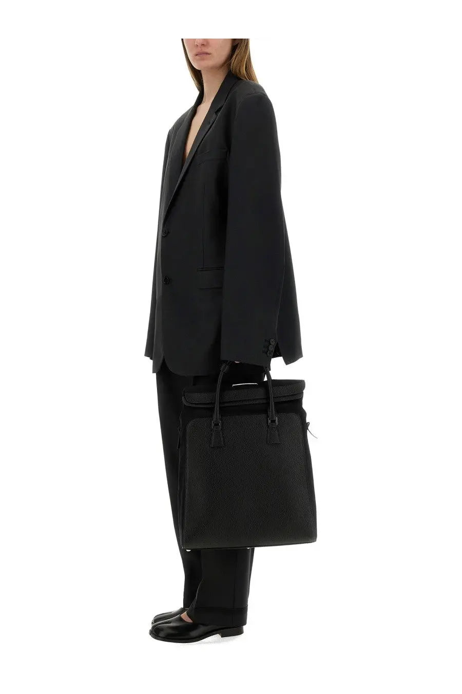 Maison Margiela Women's Wool and Mohair Pants Black, view 2