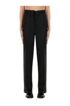 Maison Margiela Women's Wool and Mohair Pants Black