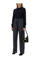 Maison Margiela Women's Wool Polo Blue, view 2