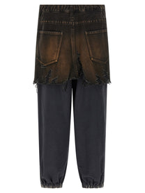 MAISON MIHARA YASUHIRO - MAISON MIHARA YASUHIRO - ’Waist Layered Denim’ pants - Men’s Pants