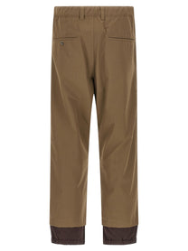 MAISON MIHARA YASUHIRO - MAISON MIHARA YASUHIRO - ’Mix Layered Wool Gabardine’ pants - Men’s Pants