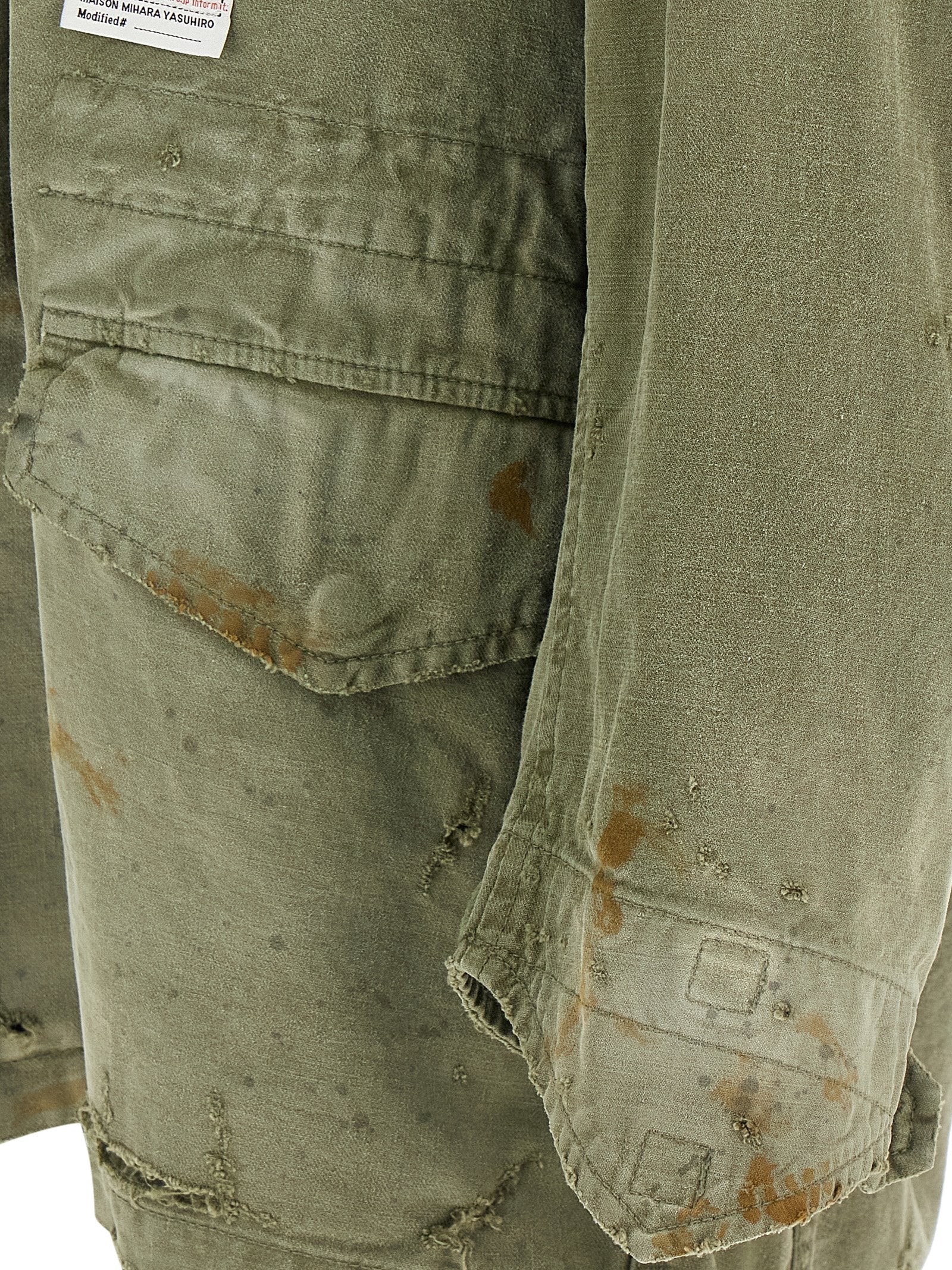 MAISON MIHARA YASUHIRO - MAISON MIHARA YASUHIRO - ’Distressed Field’ jacket - Man,Clothing,Down jacket Parka Casual