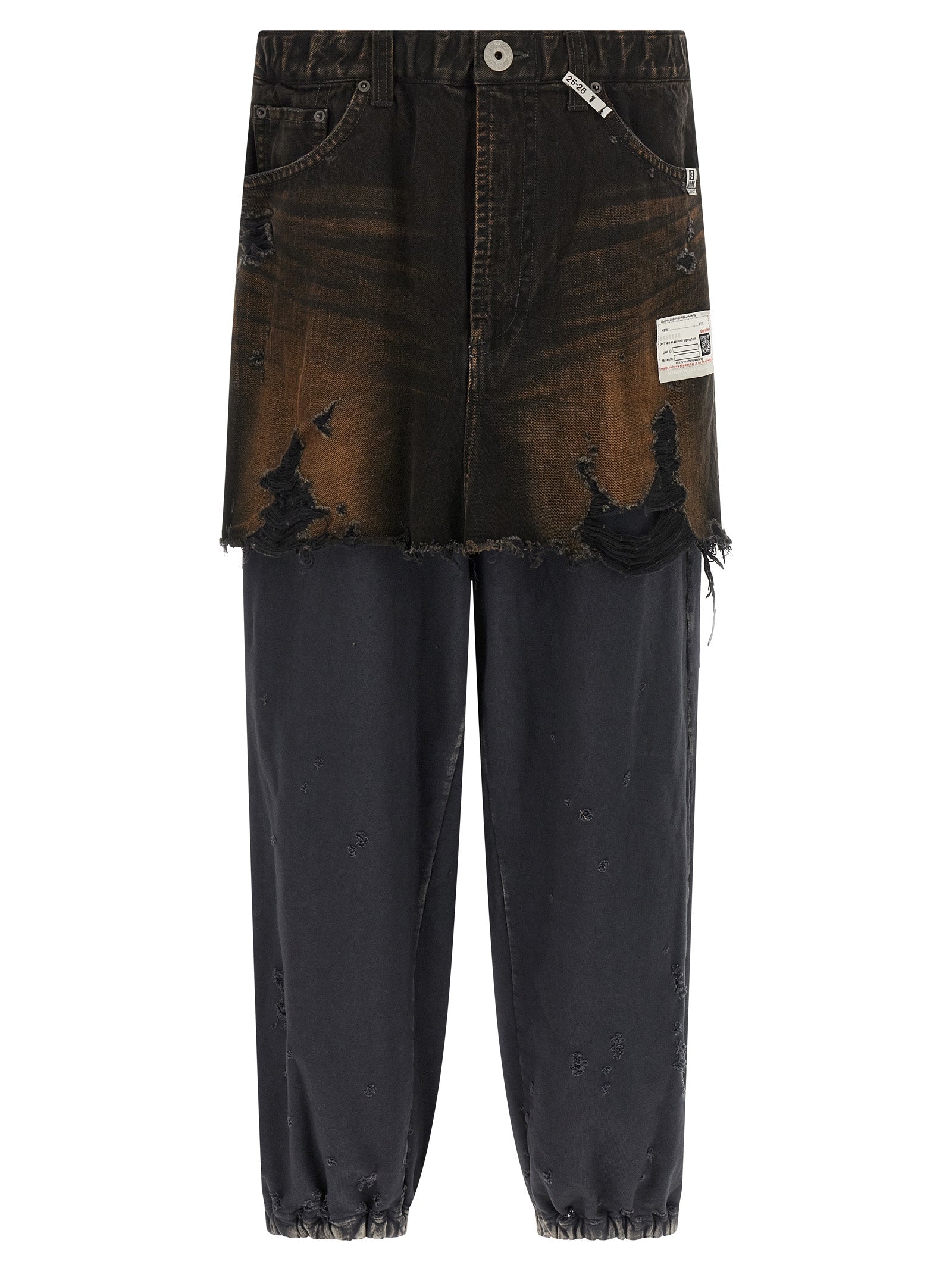 MAISON MIHARA YASUHIRO - MAISON MIHARA YASUHIRO - ’Waist Layered Denim’ pants - Men’s Pants