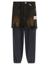 MAISON MIHARA YASUHIRO - MAISON MIHARA YASUHIRO - ’Waist Layered Denim’ pants - Men’s Pants