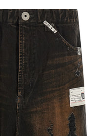 MAISON MIHARA YASUHIRO - MAISON MIHARA YASUHIRO - ’Waist Layered Denim’ pants - Men’s Pants