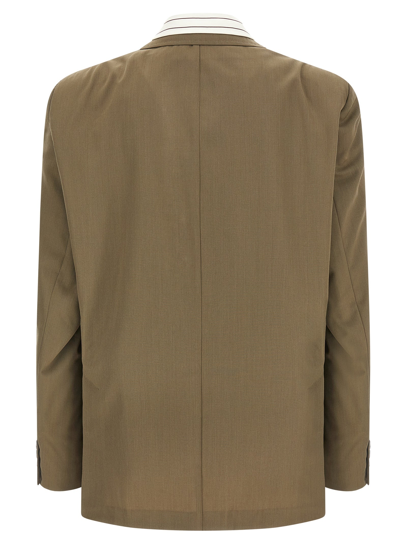 MAISON MIHARA YASUHIRO - MAISON MIHARA YASUHIRO - ’Mix Layered Wool Gabardine’ blazer - Men’s Clothing