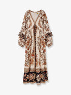 FARM Rio Women's Majestic Maxi Dress Beige