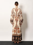FARM Rio Women's Majestic Maxi Dress Beige, view 3