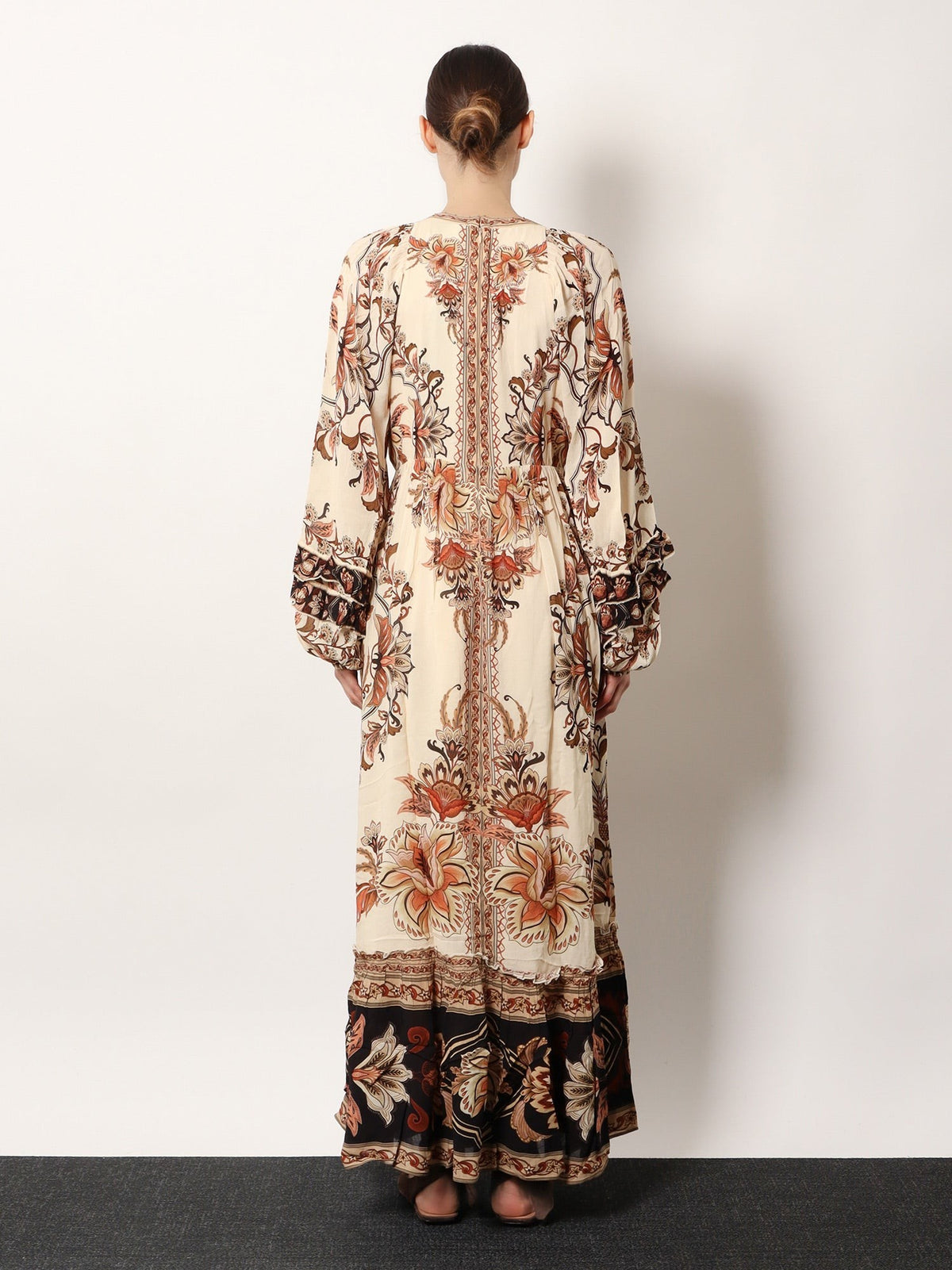FARM Rio Women's Majestic Maxi Dress Beige, view 3