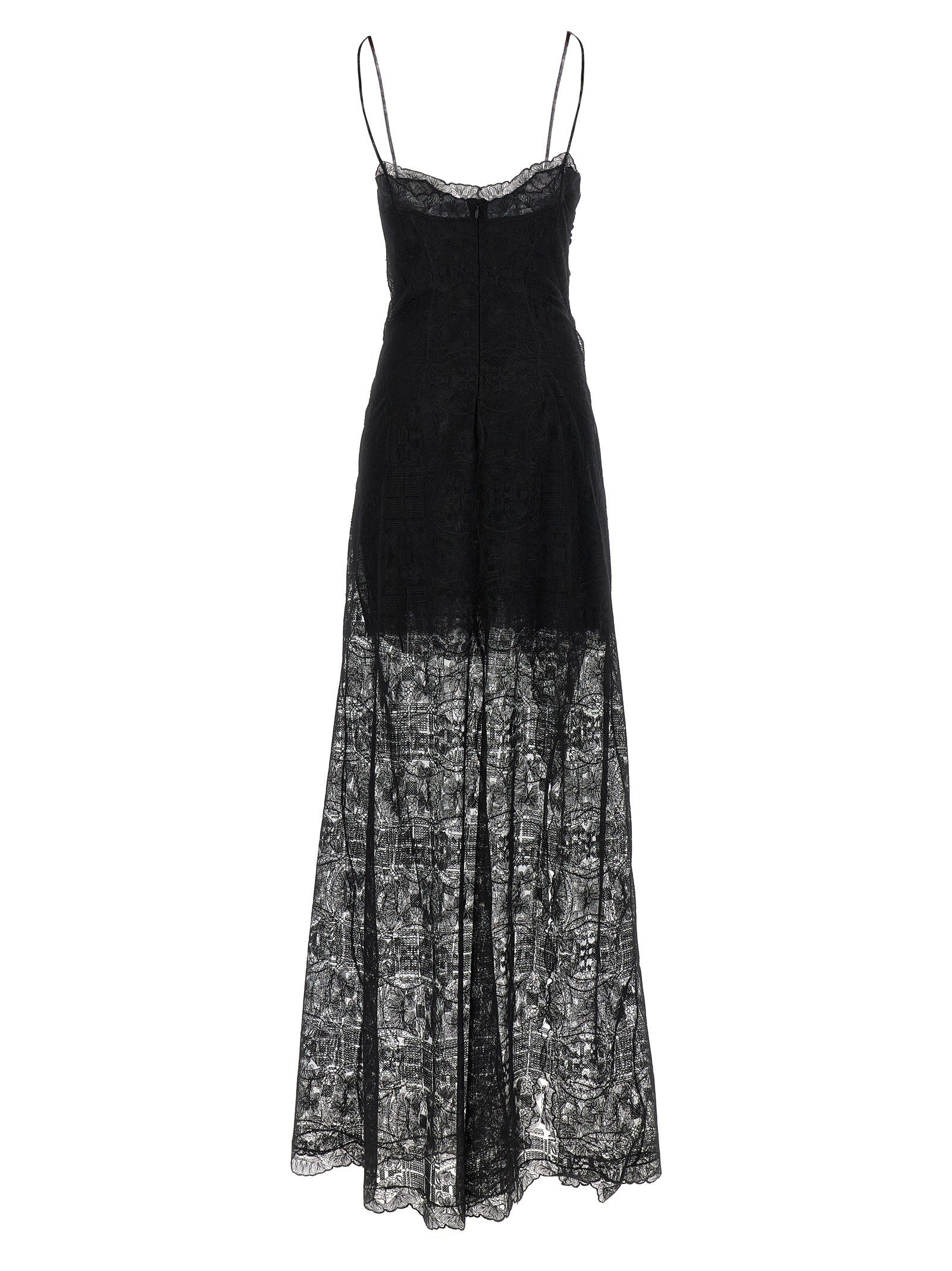 Ermanno Scervino Majolica Lace Dress Black