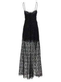 Ermanno Scervino Majolica Lace Dress Black