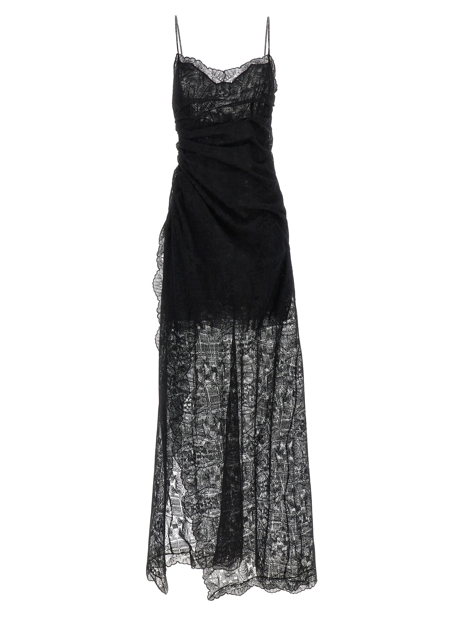 Ermanno Scervino Majolica Lace Dress Black