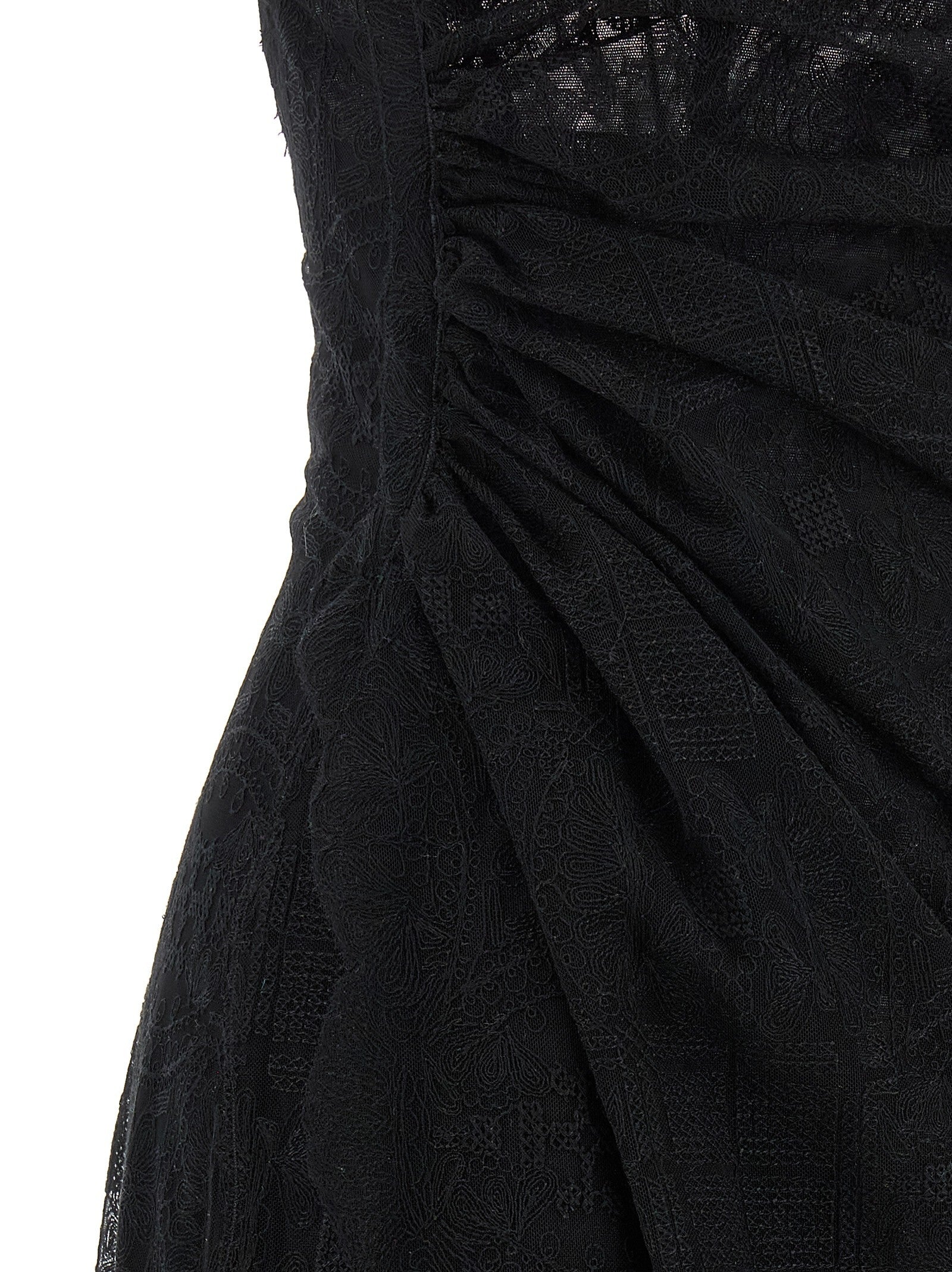 Ermanno Scervino Majolica Lace Dress Black