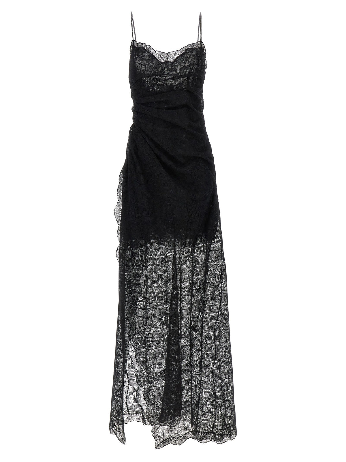 Ermanno Scervino Majolica Lace Dress Black