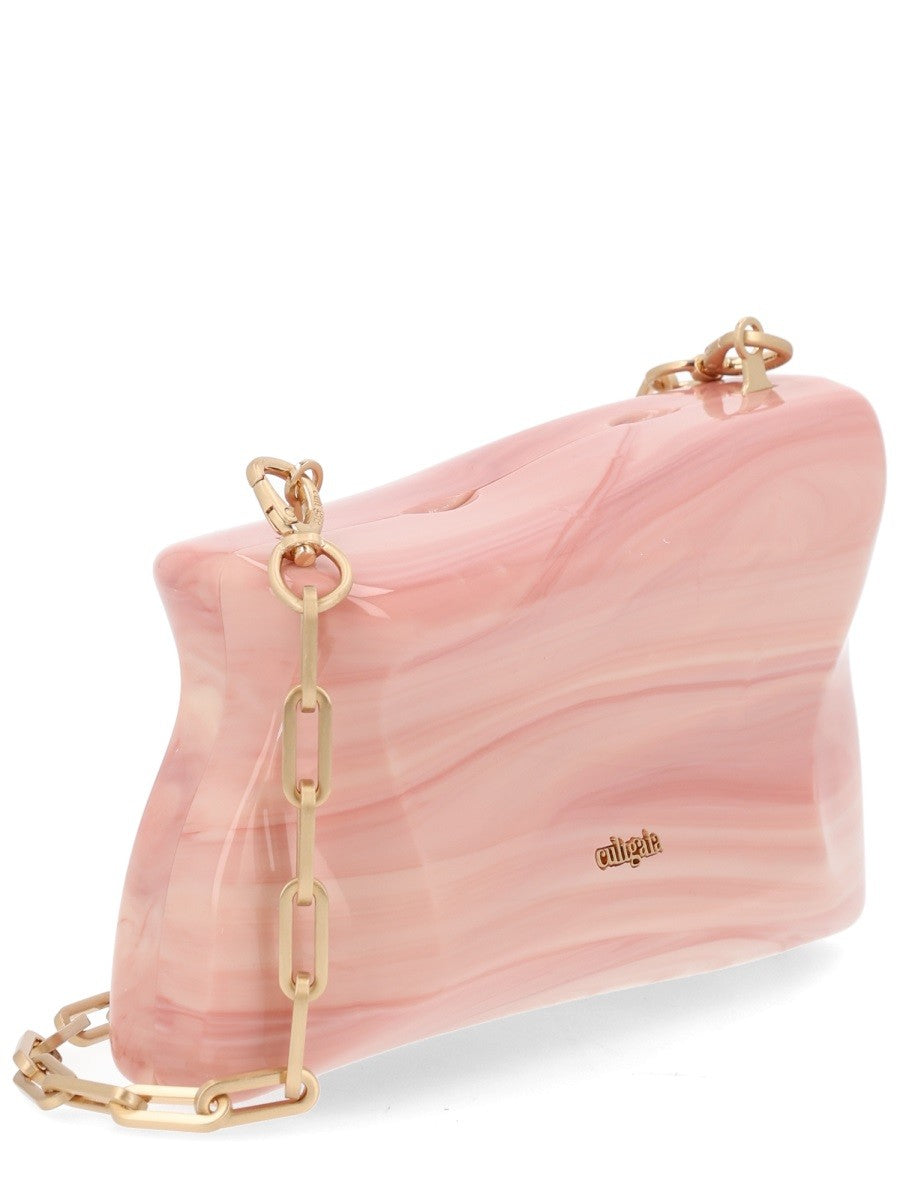 Cult Gaia Women's Malaya Clutch Bag Blue