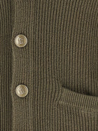 Brunello Cucinelli Malfilé Cotton Cardigan Green, view 4