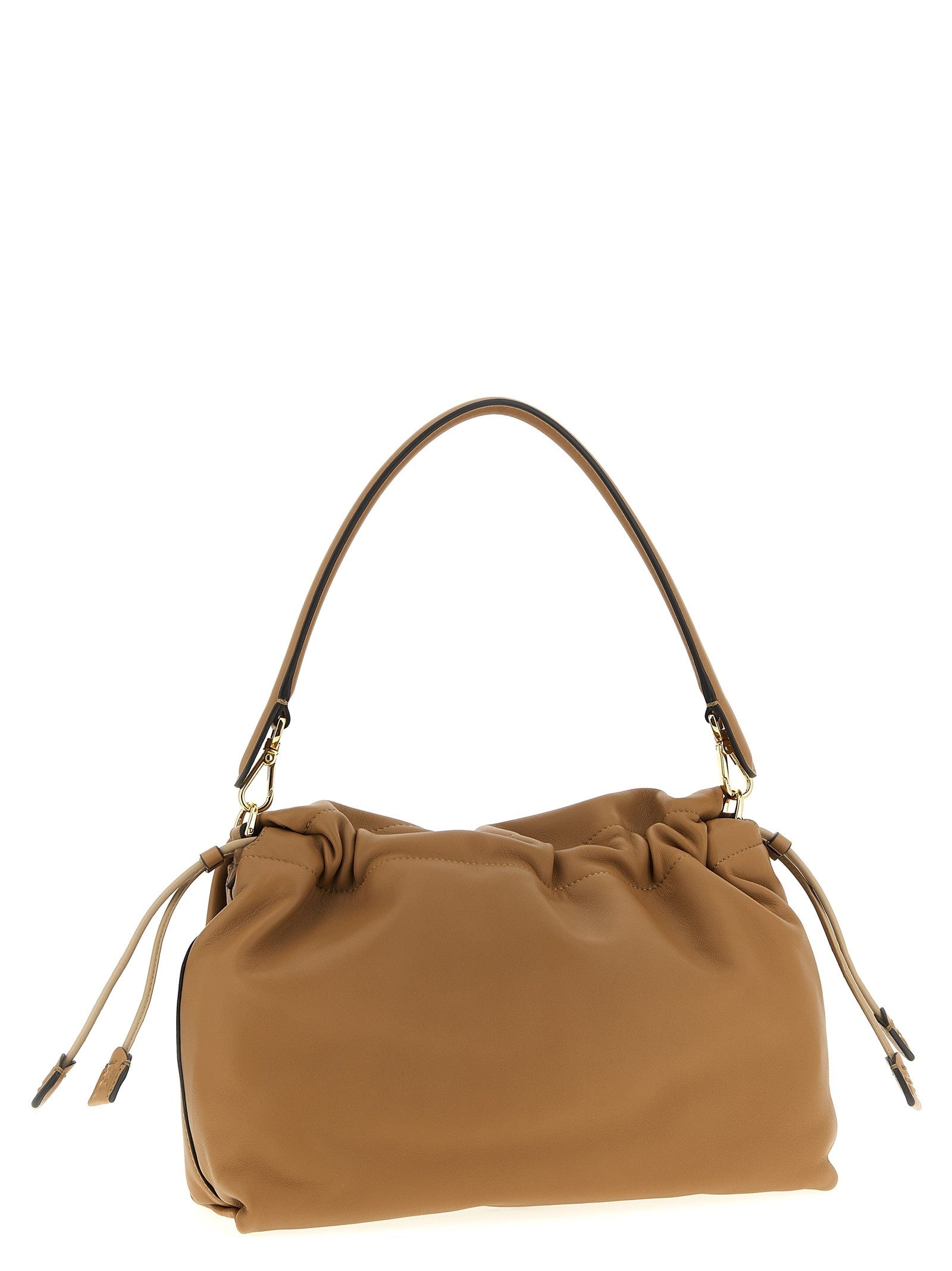 Fendi Mamma Baguette Large Shoulder Bag Beige