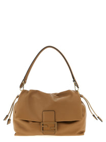 Fendi Mamma Baguette Large Shoulder Bag Beige